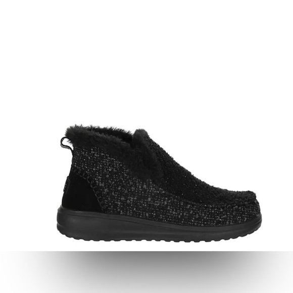 Hey Dude Shoes Heydude Womens Denny Sparkle Black Poshmark